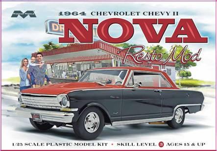 1/25 Moebius 1964 Chevy II Nova Resto Mod Car 2321