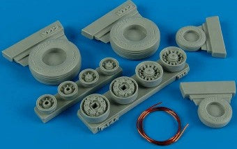 1/48 Wheeliant F14A Weighted Wheels for Hasegawa kits 148001